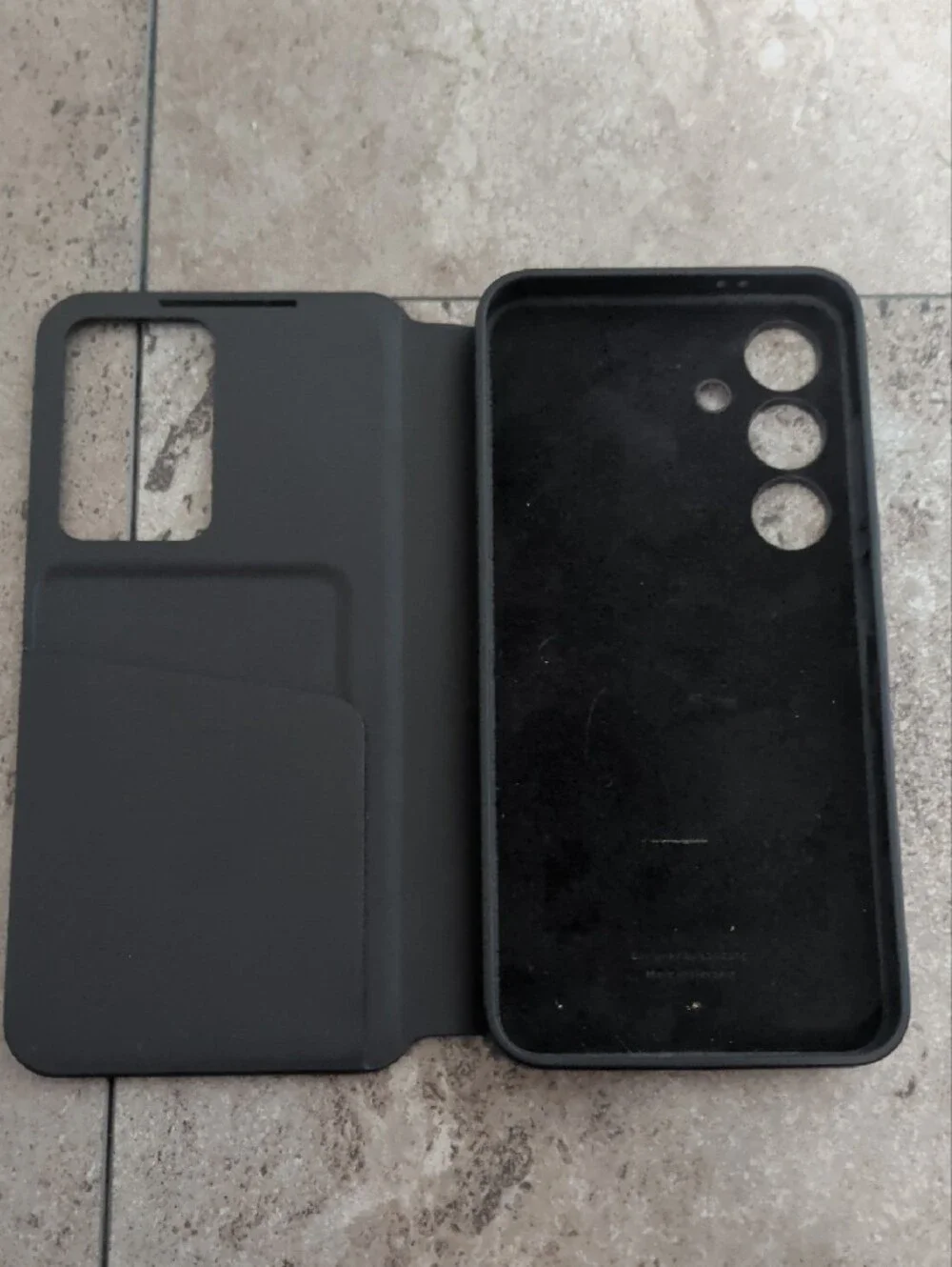 Samsung Black Flip Wallet Case